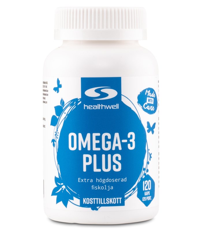 Healthwell Omega-3 Plus från Healthwell – kapslar