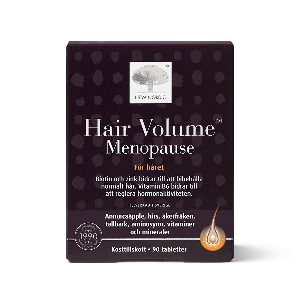 Hair Volume Menopause 90 tabletter från New Nordic – tabletter