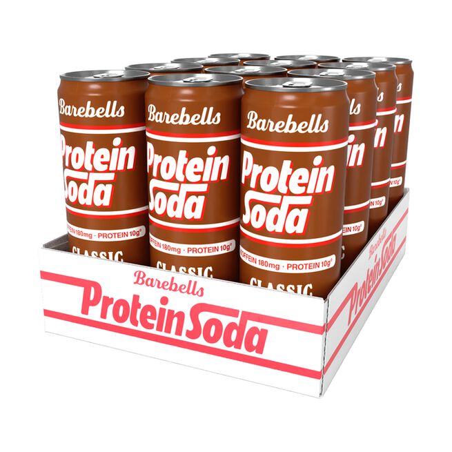12 x Barebells Protein Soda 355 ml 2 kr pant från Barebells – vätskor