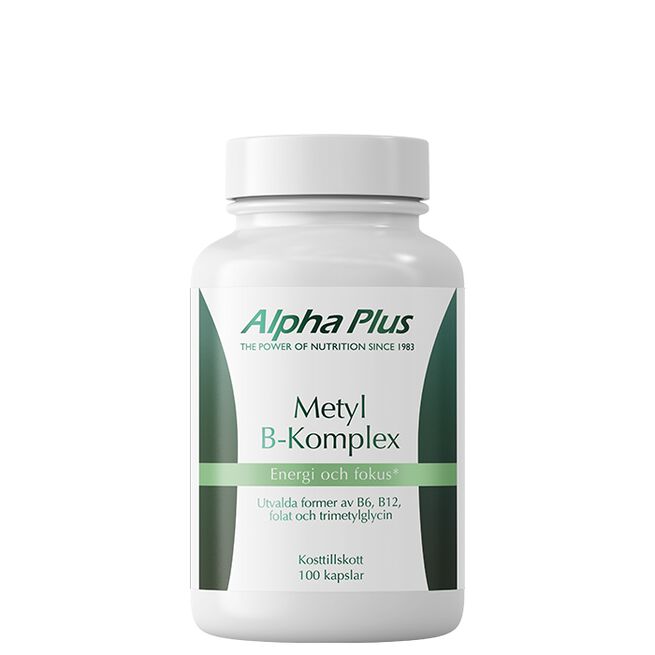 Metyl-B-Plex 100 kapslar från Alpha Plus – kapslar