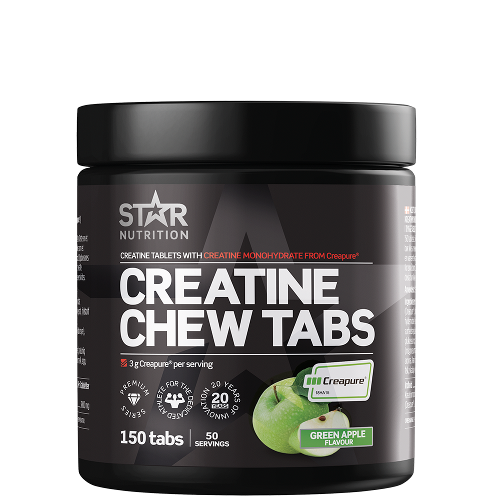 Creatine Chew Tabs, 150 tabs från Star Nutrition – tabletter