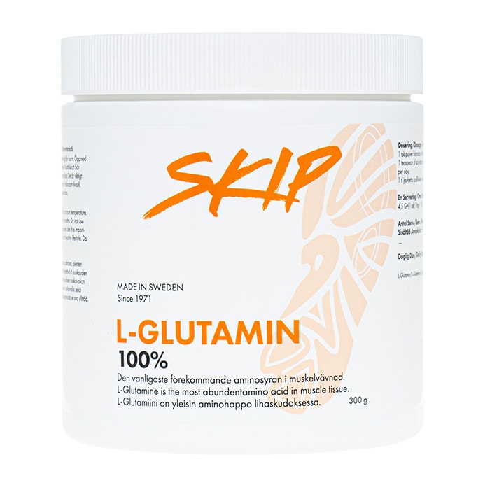 L-Glutamin 300g från Skip Nutrition – pulver