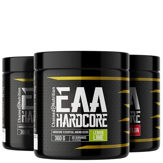 3 x EAA Hardcore Aminosyror 360 g från Chained Nutrition – pulver