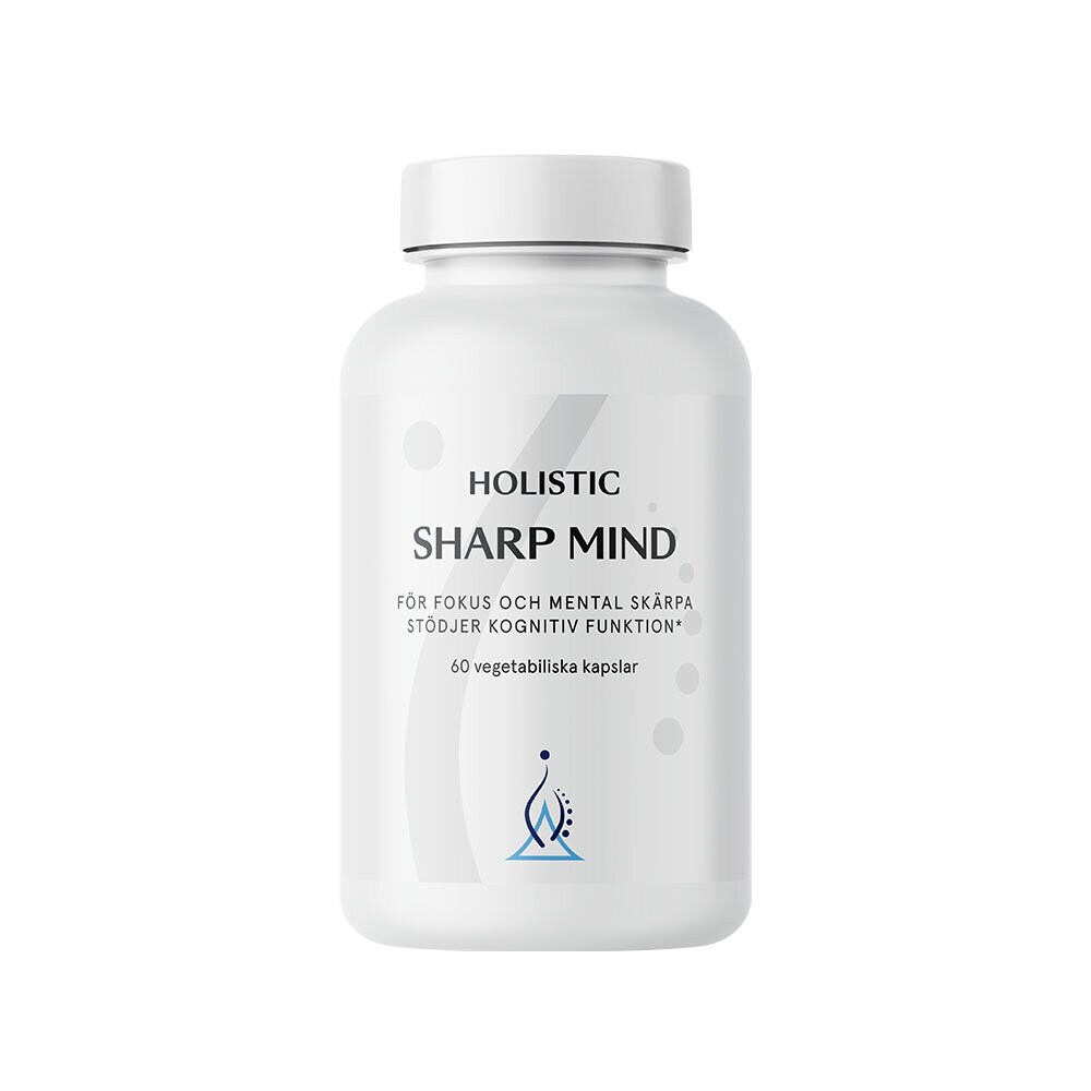 Sharp Mind 60 vegetabiliska kapslar från Holistic – kapslar