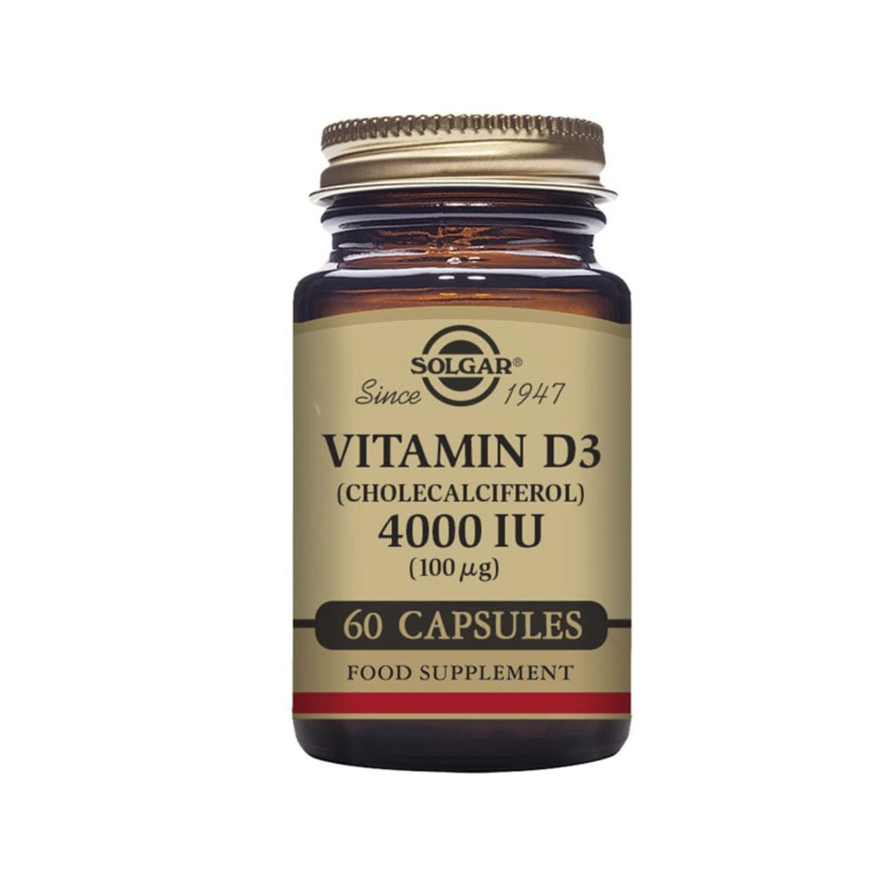 Vitamin D3 4000 IU 60 kapslar från Solgar – kapslar