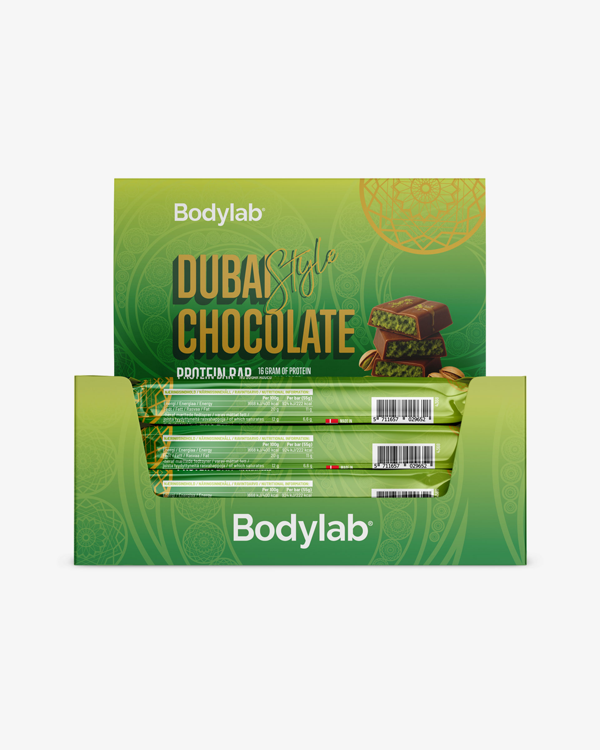 Protein Bar - 12 st hel låda - Outlet från Bodylab – bar