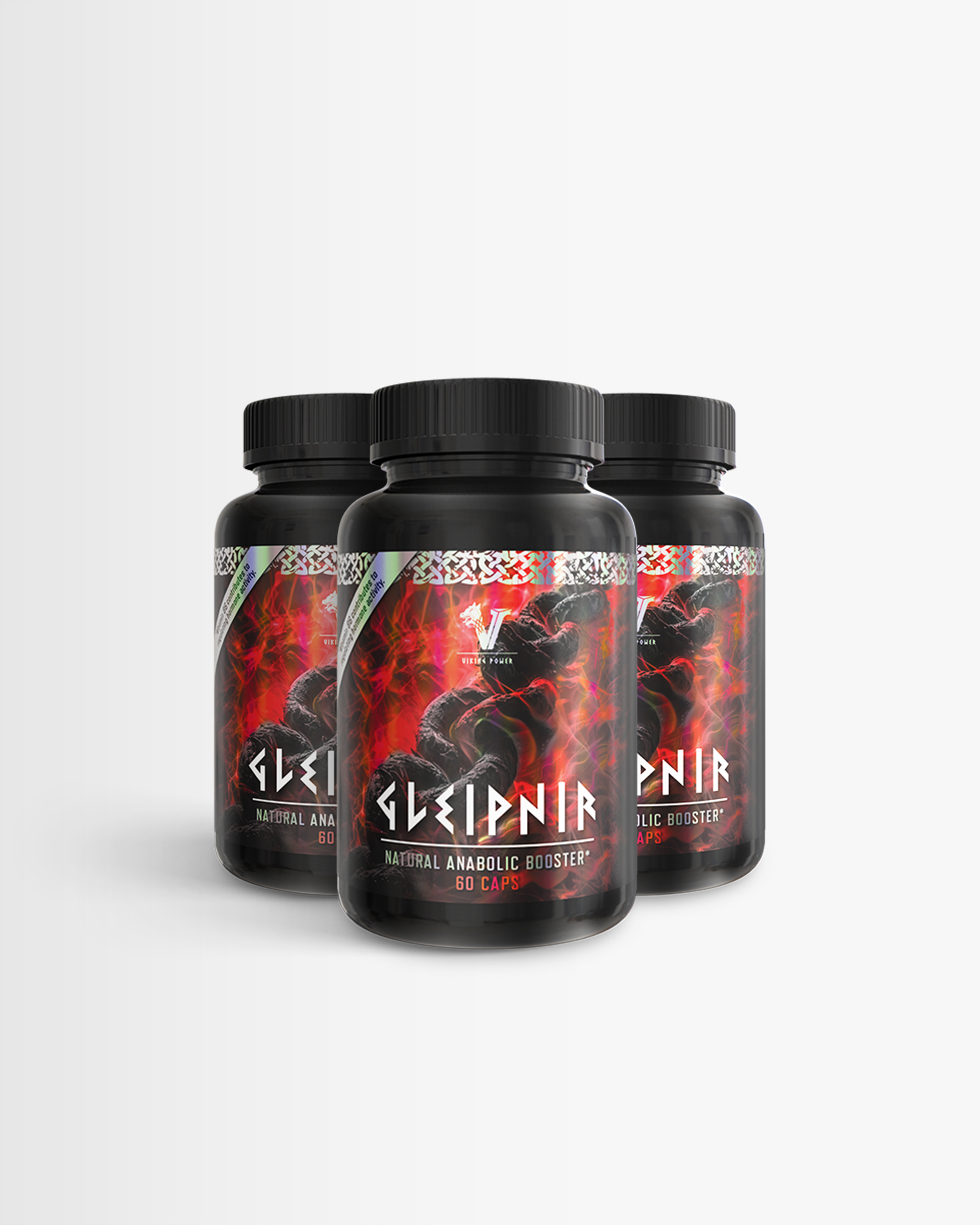 3 st Gleipnir - Testosteronbooster från Viking Power – kapslar