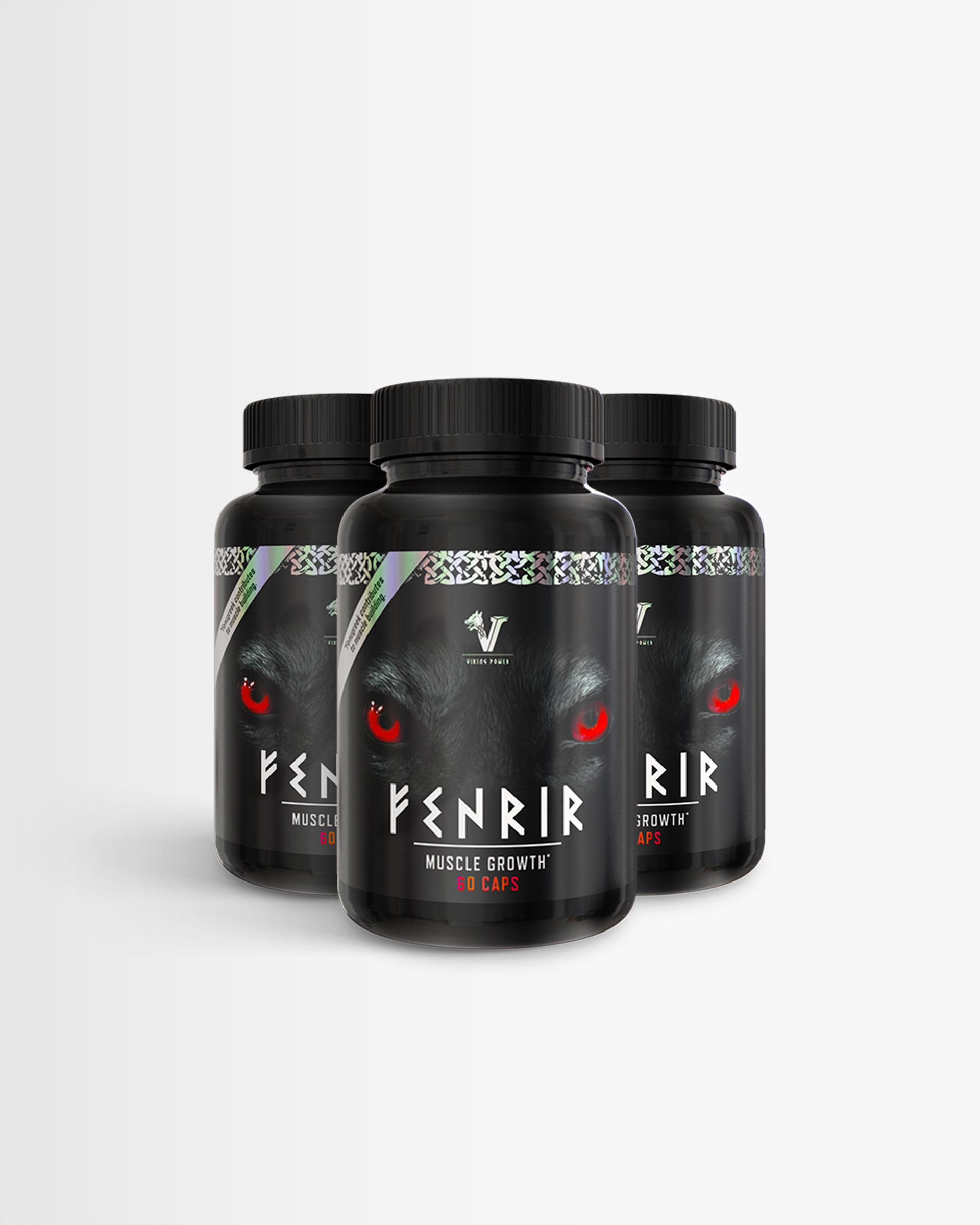 3 st Fenrir - Muskelökare från Viking Power – kapslar