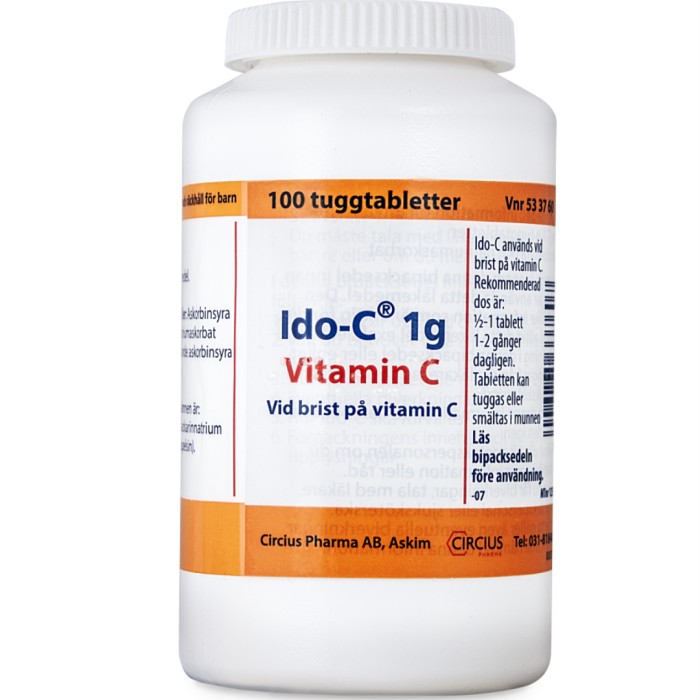 Ido-C, tuggtablett 1 g 100 st från Okänd – tabletter