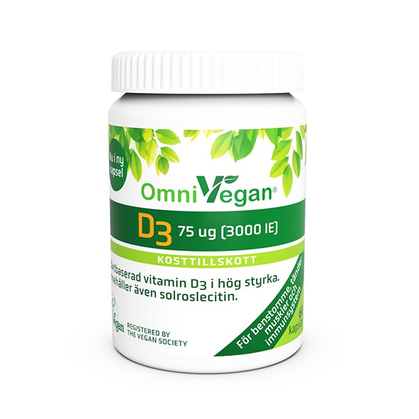 OmniVegan D3 60 kapslar från Omnisym Pharma – kapslar