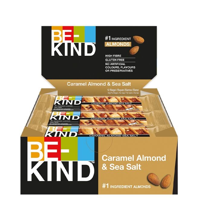 12 x BeKind Core Bar 40 g Caramel Almond & Sea Salt från Be-kind – bar