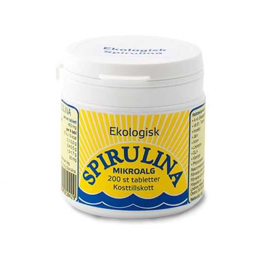 Spirulina ekologisk 200 tabletter från Lindroos – tabletter