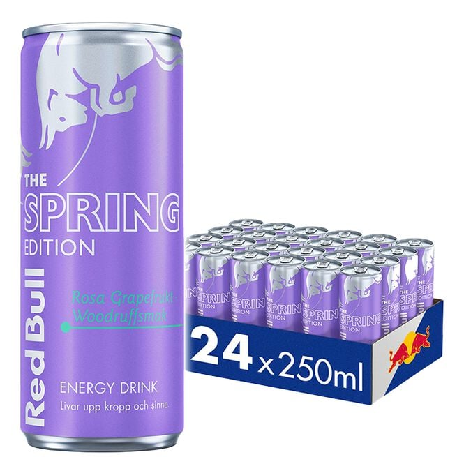 24 x Red Bull Energidryck, 250 ml, Lilac Edition från Red Bull – vätskor