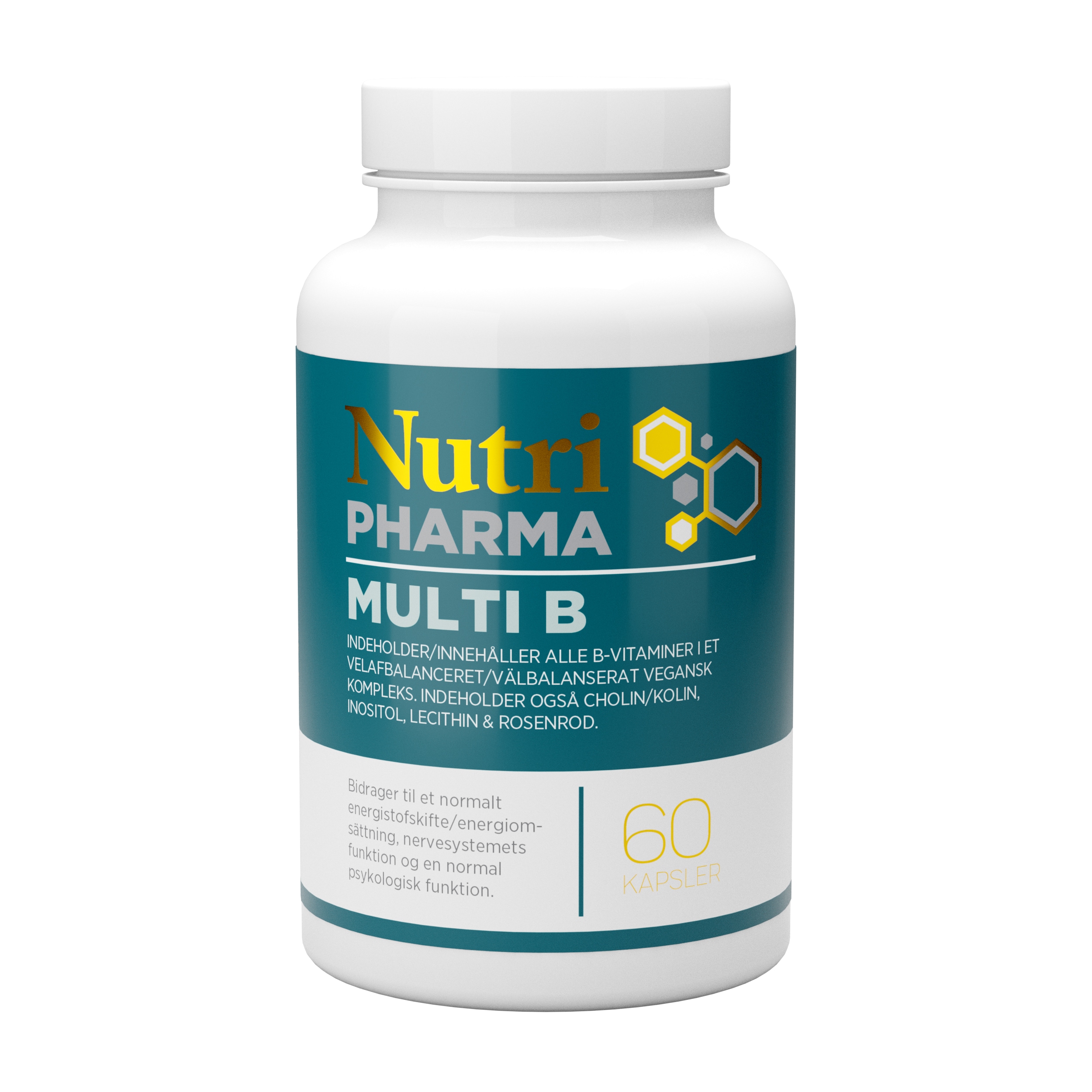 Multi B 60 kapslar från Nutri Pharma – kapslar