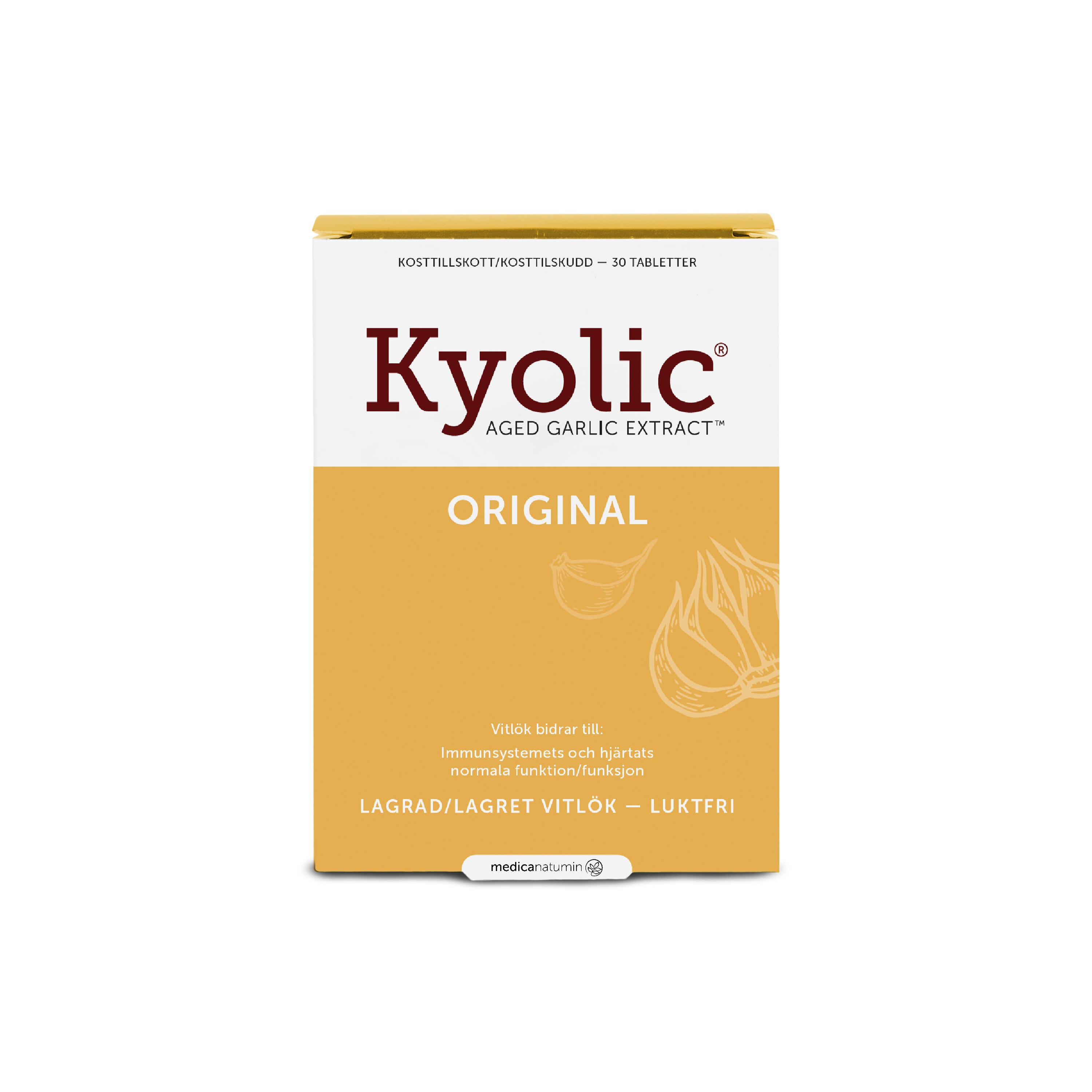 Kyolic Original 600mg 30 tabletter från Kyolic – tabletter