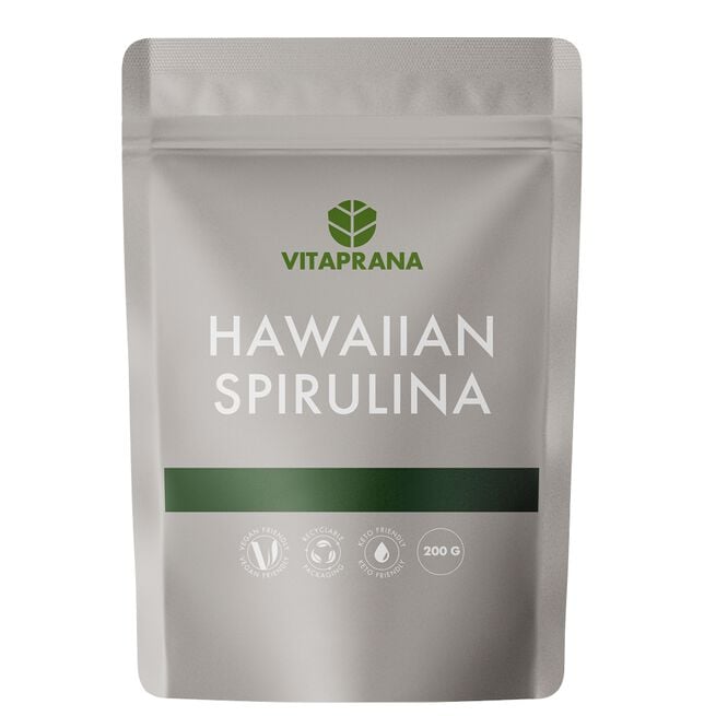 Spirulinapulver Hawaiian 200 g från Vitaprana – pulver