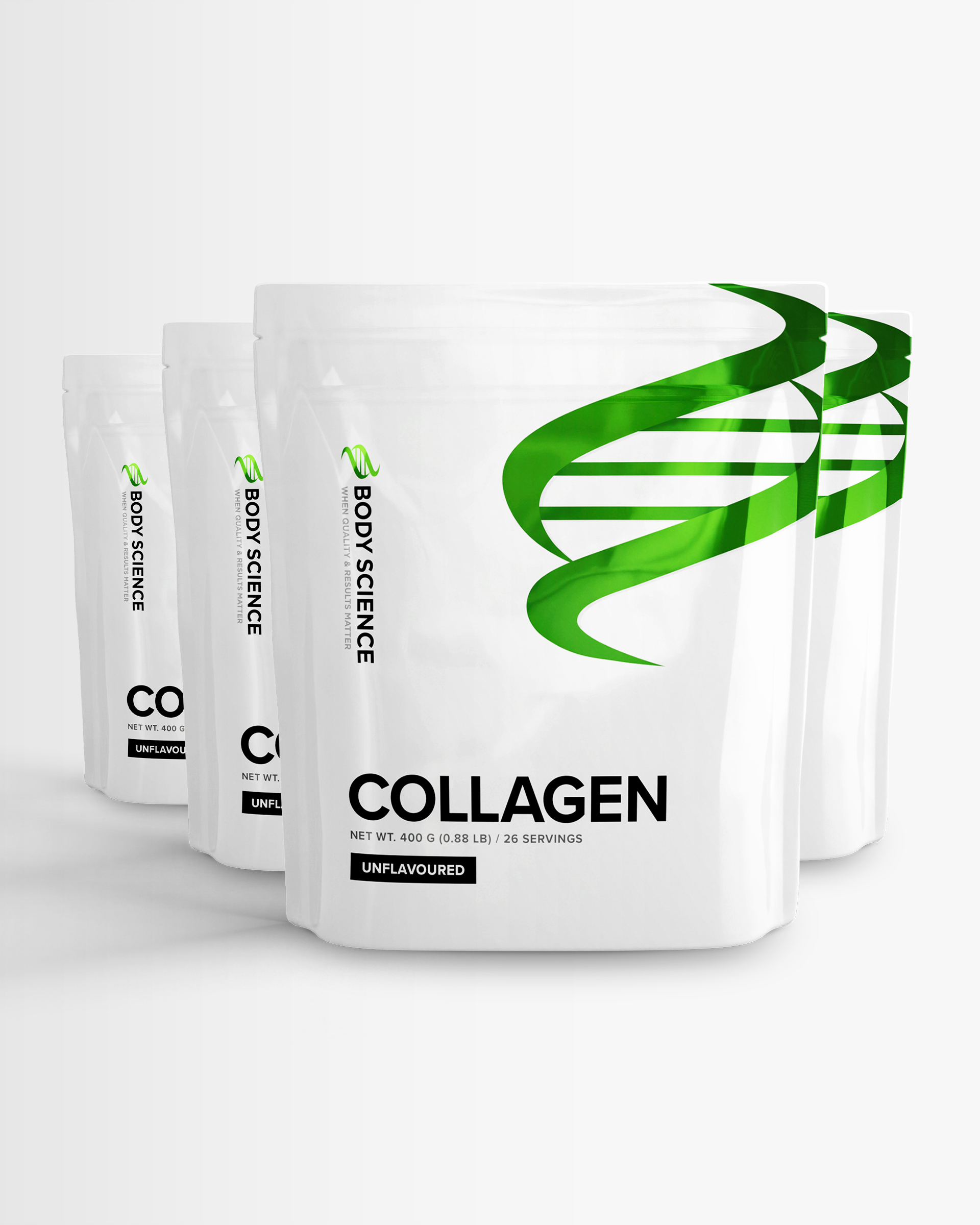 4 st Kollagenpulver från Body Science – pulver
