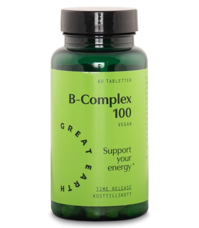 Great Earth B-Complex 100 mg från Great Earth – kapslar
