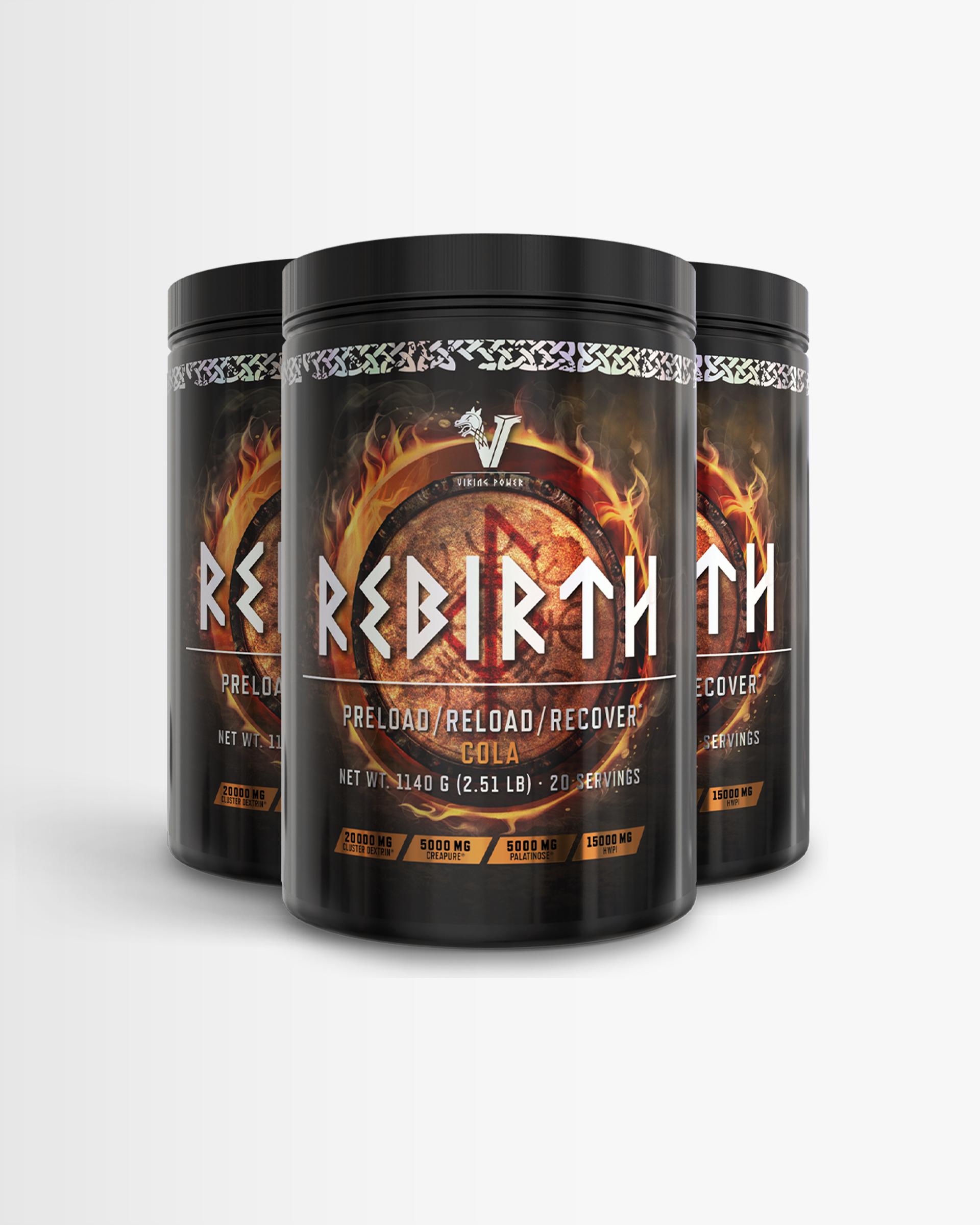 3 st Rebirth från Viking Power – pulver
