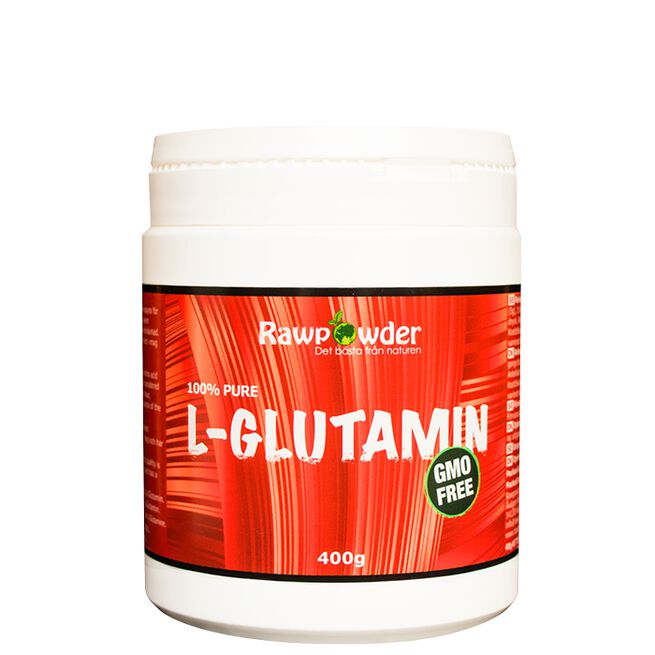 L-Glutamin 400 g från Rawpowder – pulver
