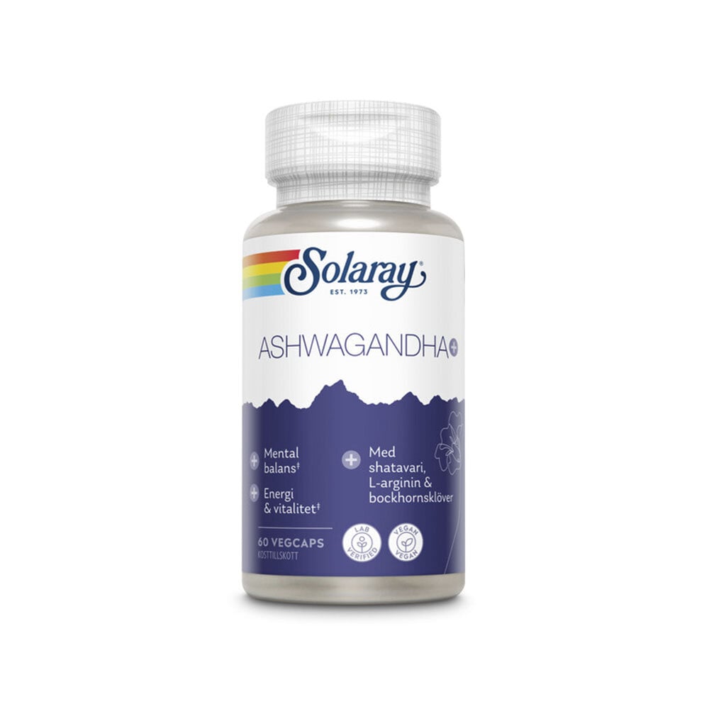 Ashwagandha+, 60 kpsl från Solaray – kapslar