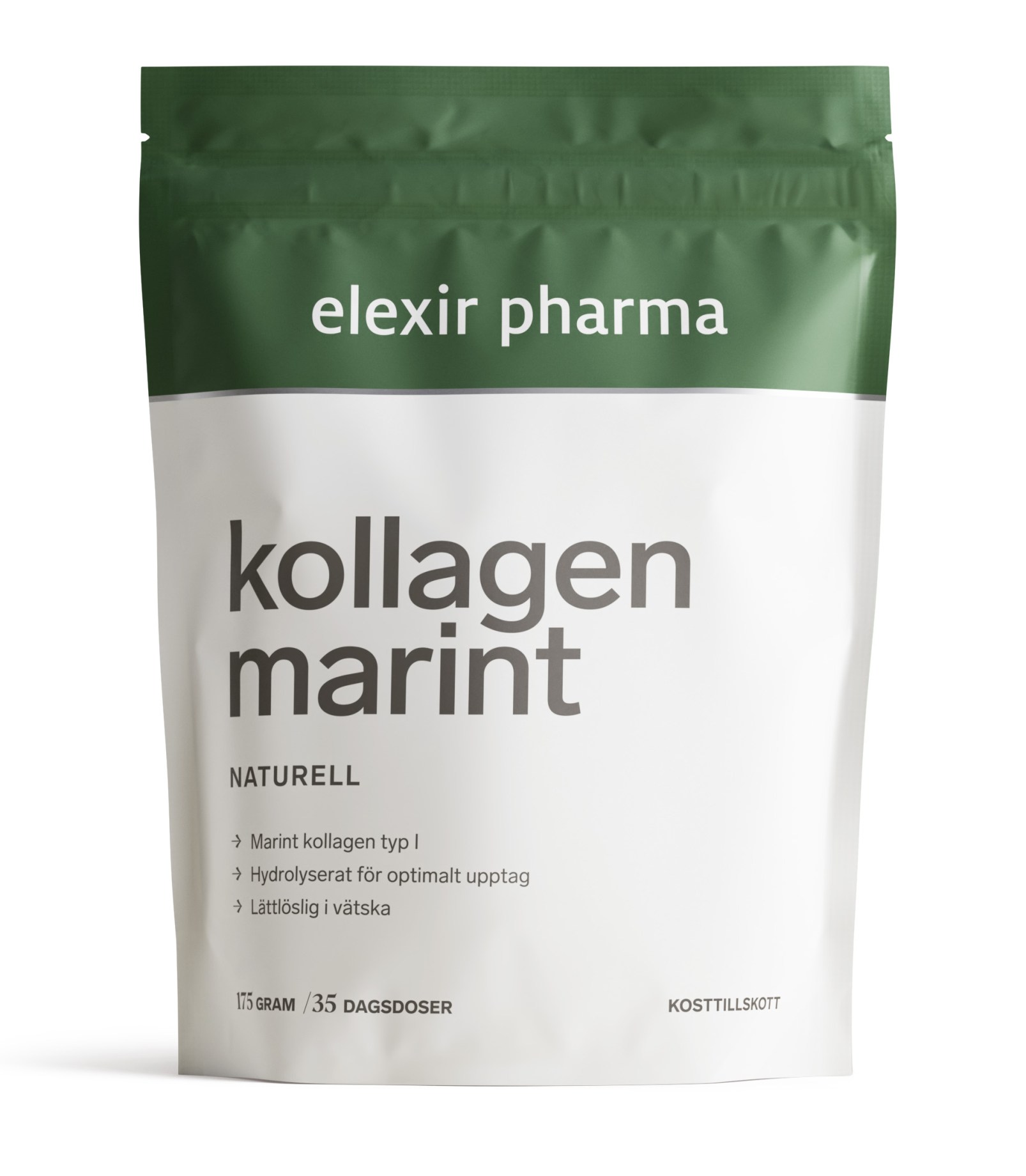 Elexir Pharma Marint Kollagenpulver från Elexir Pharma – pulver