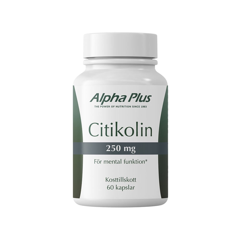 Citikolin 250 mg 60 kapslar från Alpha Plus – kapslar