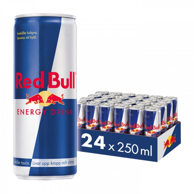 24 x Red Bull Energidryck 250 ml Original från Red Bull – vätskor