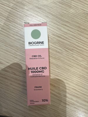 BIOGRINE Huile CBD 1000mg Premium från BIOGRINE – vätskor