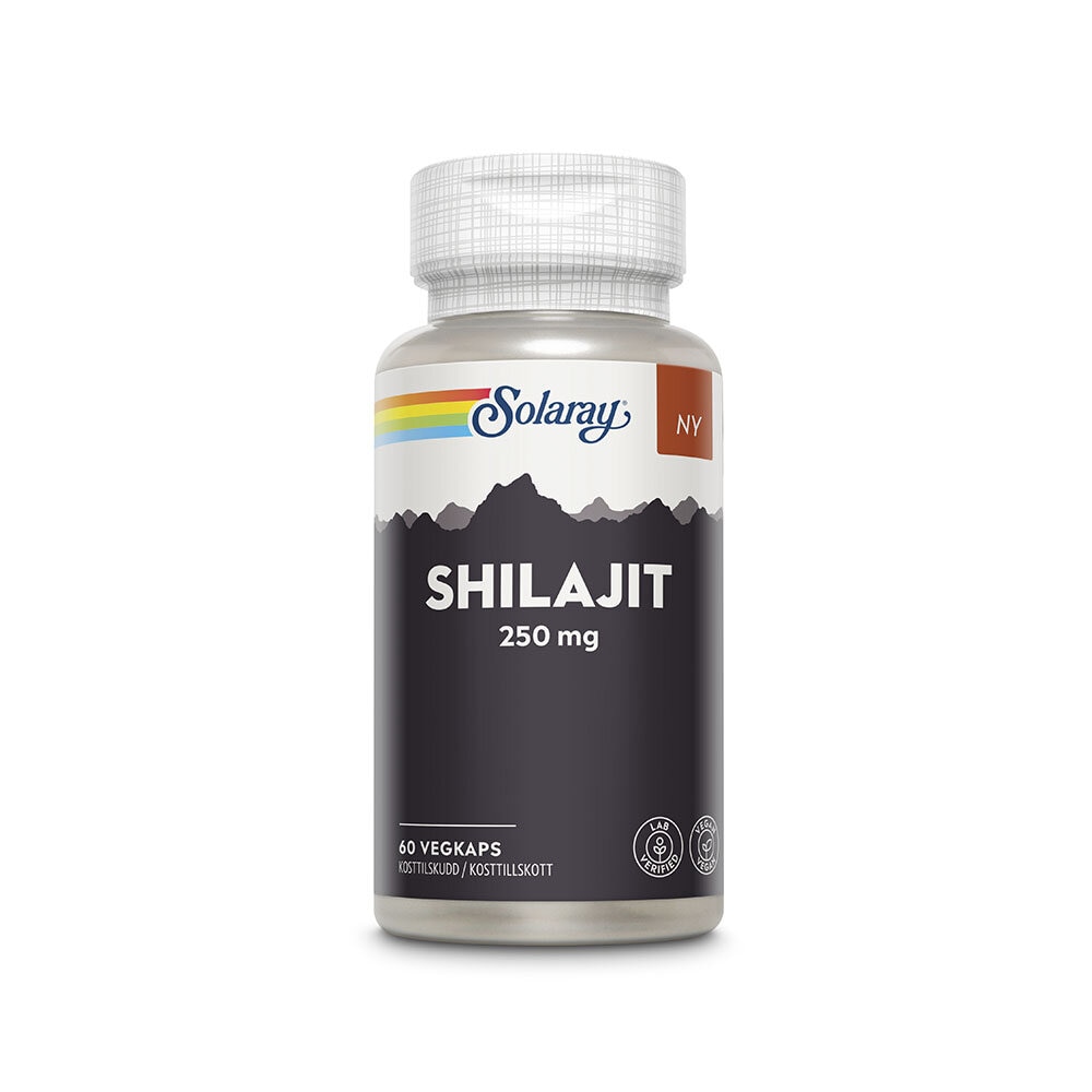 Shilajit 250 mg 60 kapslar från Solaray – kapslar