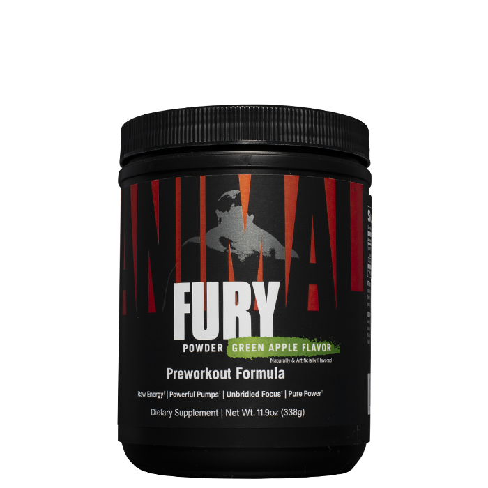 Animal Fury, 20 servings, Green Apple från Universal Nutrition – pulver