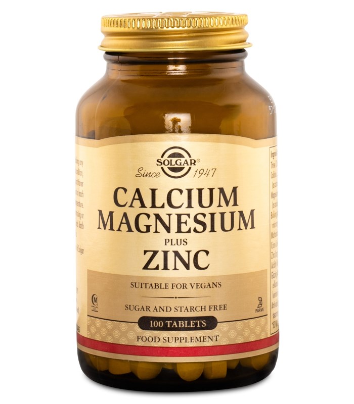 Solgar Calcium Magnesium Plus Zinc från Solgar – tabletter