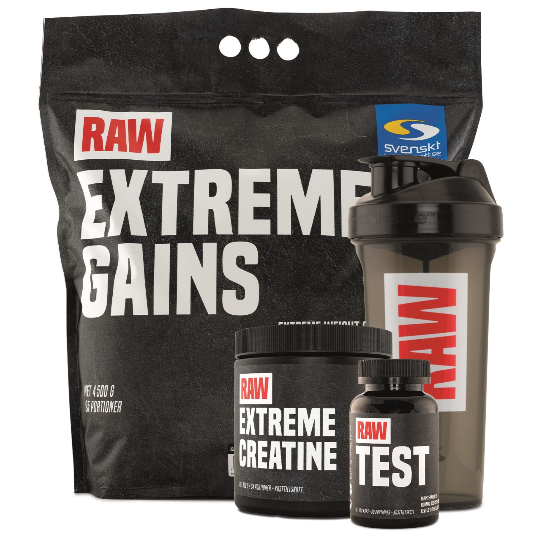 RAW Gym Pack från RAW Supps – pulver