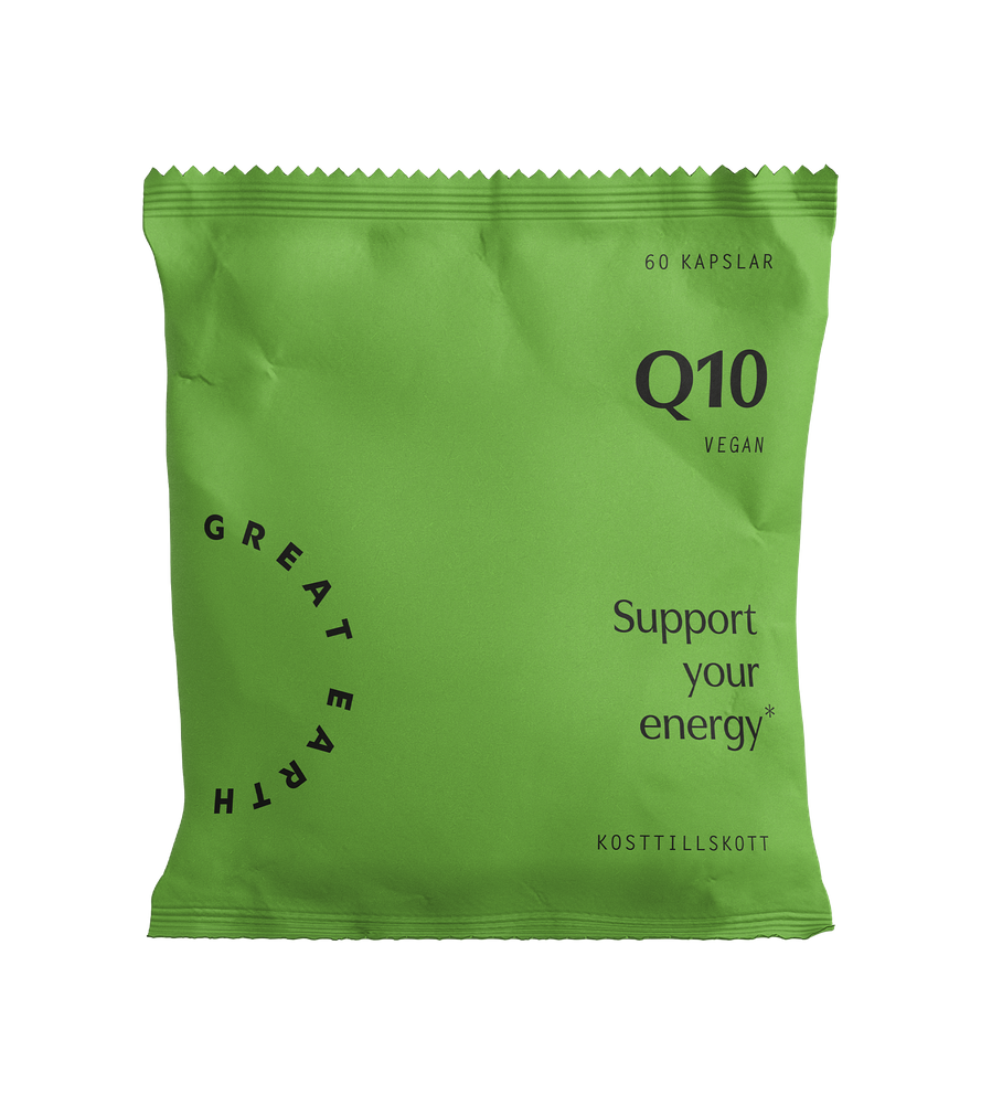 Q10 Coenzyme refill 60 kaps från Great Earth – kapslar