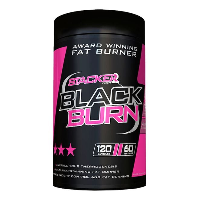 Black Burn Fettförbrännare 120 kapslar från STACKER2Europe – kapslar