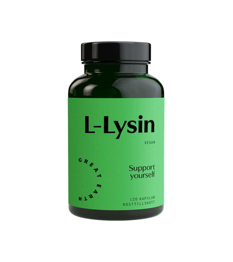 L-Lysin från Great Earth – tabletter