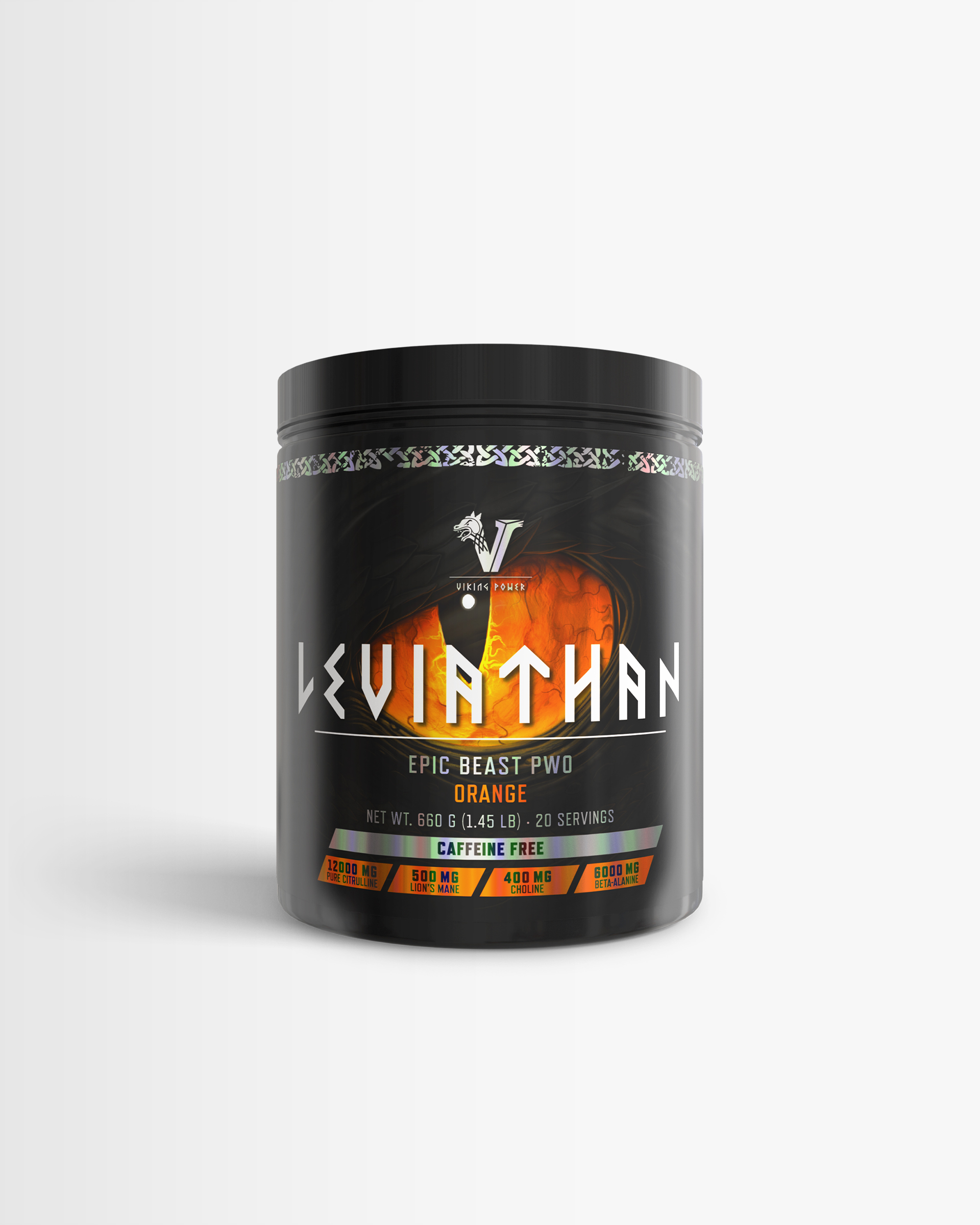 Leviathan Caffeine Free PWO från Viking Power – pulver