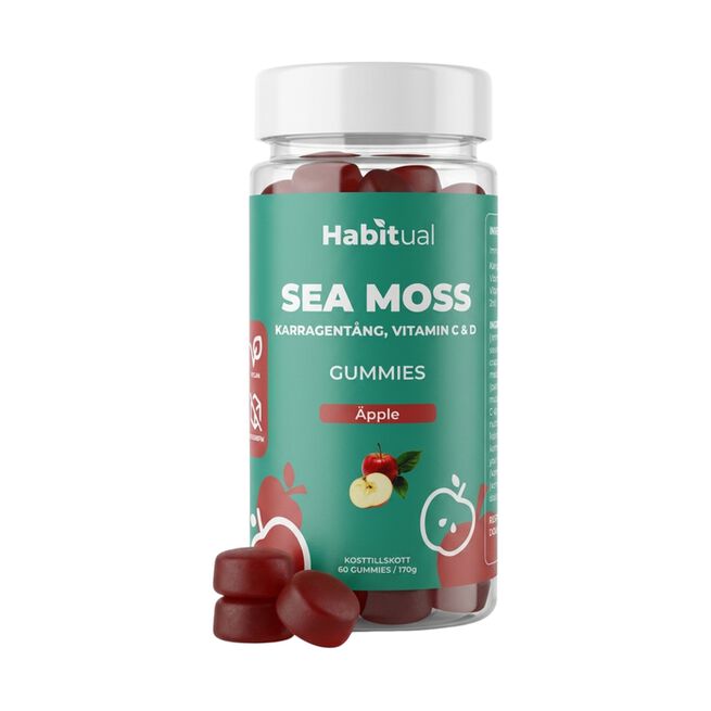 Sea Moss Gummies 60st (Äpple) från Habitual – gel