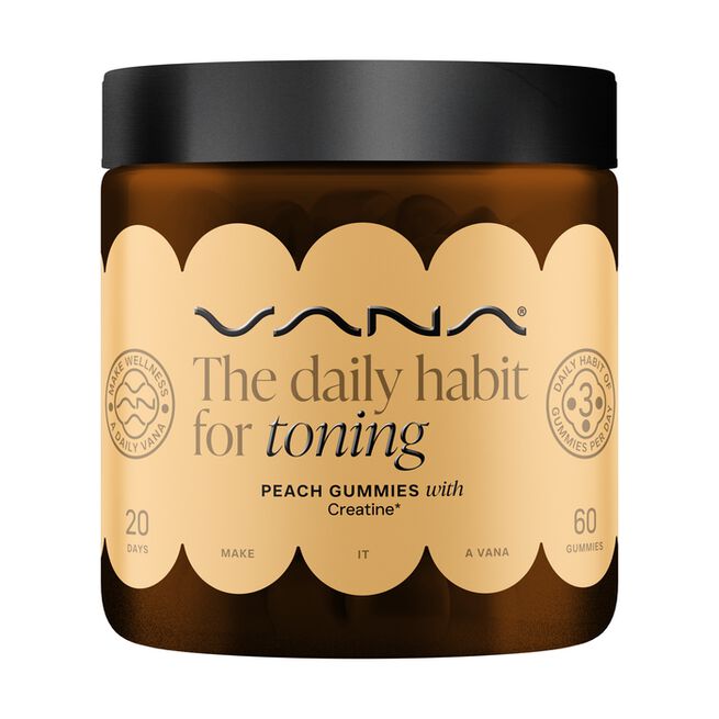 VANA Toning 60 gummies Creatine, Peach från VANA – gel