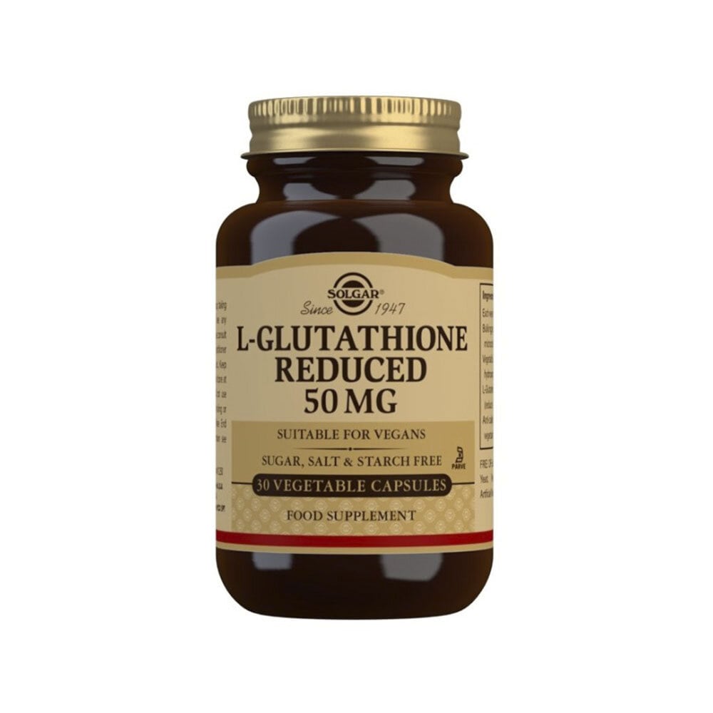 L-Glutathione 50 mg 30 kapslar från Solgar – kapslar