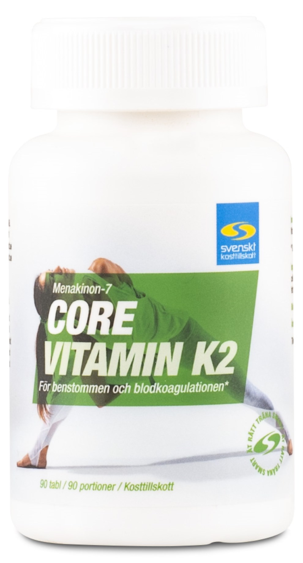 Core Vitamin K2 från Svenskt Kosttillskott – kapslar