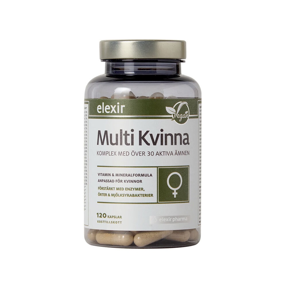 Multi Kvinna 120 kapslar från Elexir Pharma – kapslar