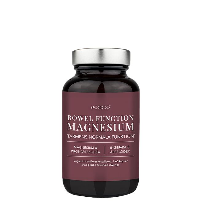Nordbo Bowel function Magnesium, 60 kapslar från Nordbo – kapslar