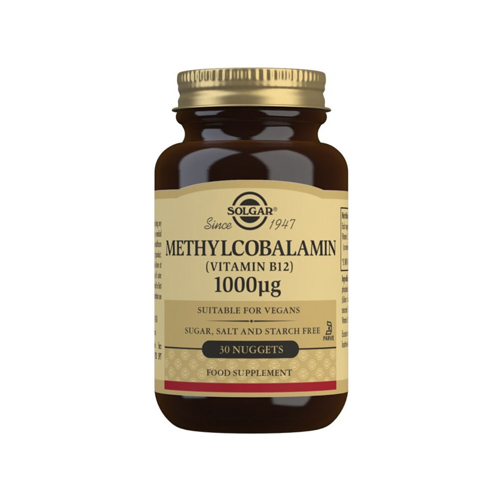 Methylcobalamin 1000 µg 30 sugtabletter från Solgar – tabletter