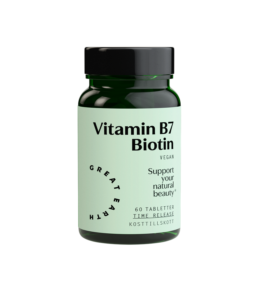 Vitamin B7- Biotin från Great Earth – tabletter