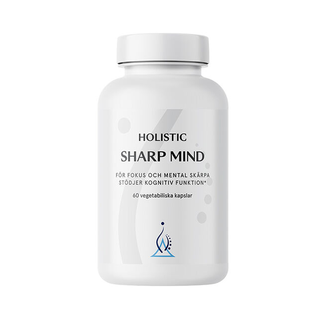 Sharp Mind 60 vegetabiliska kapslar från Holistic – kapslar