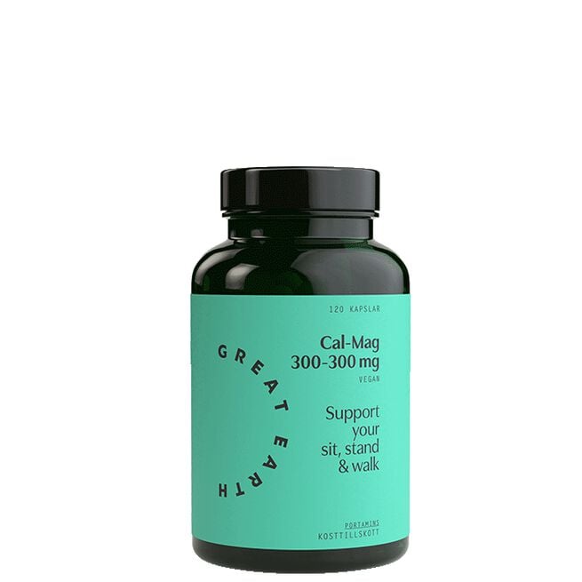Super Cal/Mag 300/300, 120 kapslar från Great Earth – kapslar