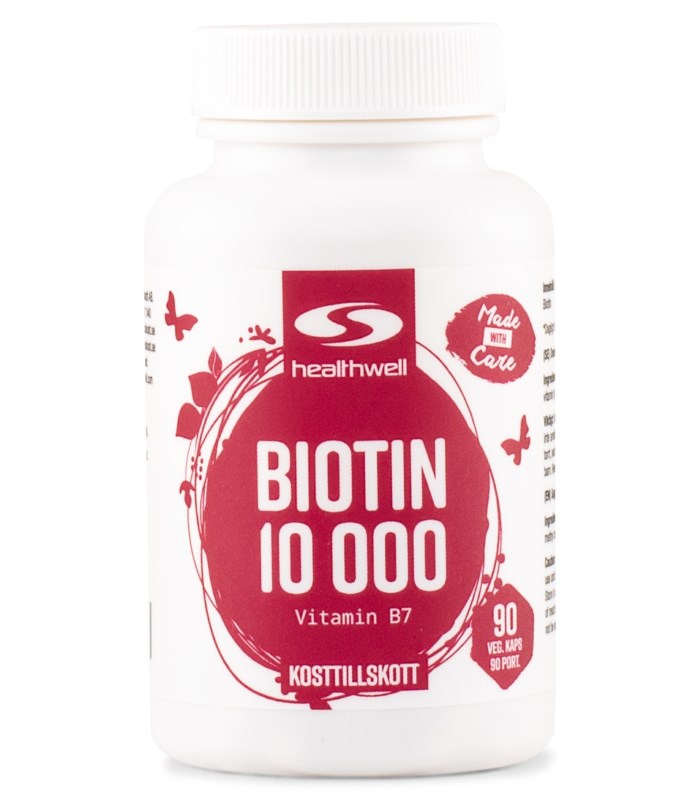 Healthwell Biotin 10000 från Healthwell – kapslar