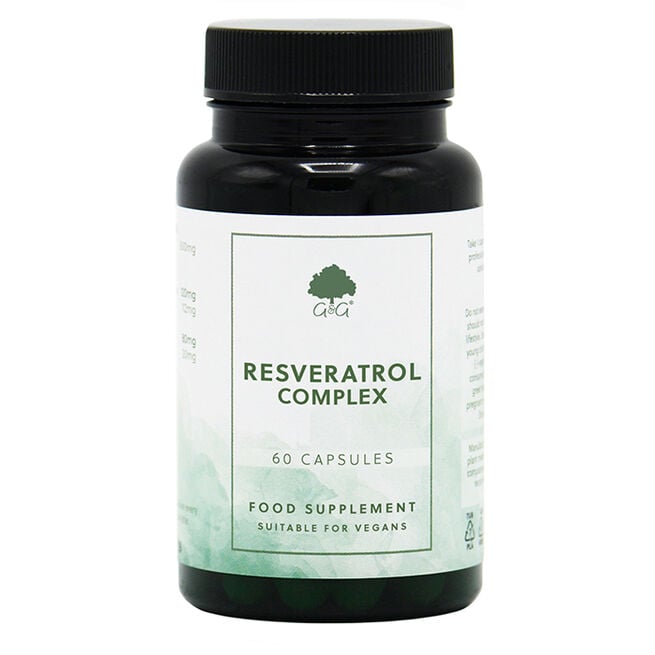 Resveratrol Complex 60 kapslar från G&G Vitamins – kapslar