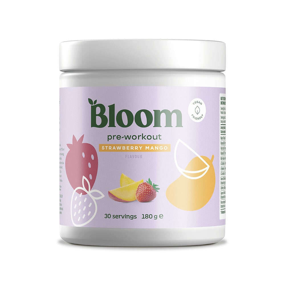 PWO Strawberry Mango 180g från Bloom – pulver